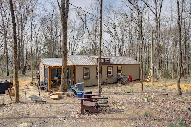 view of back of property