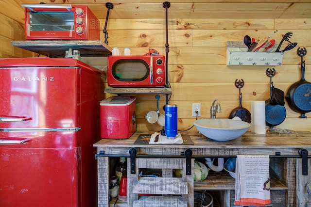 storage area with sink