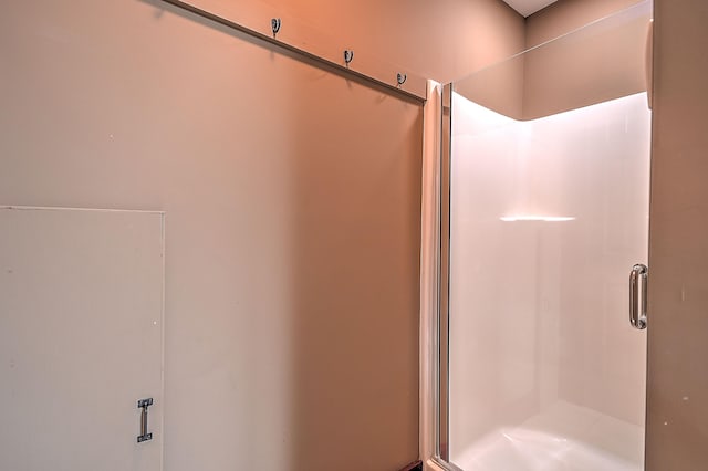 bathroom with walk in shower