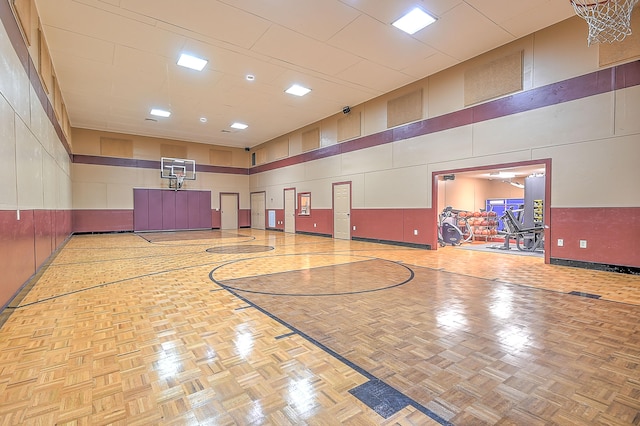 view of basketball court