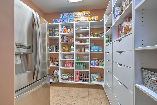 view of pantry