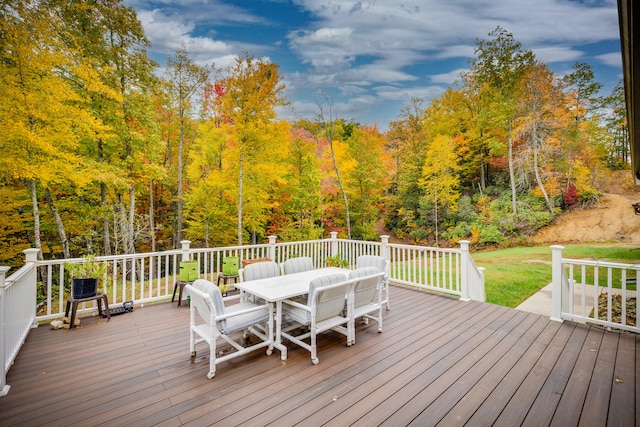 view of deck