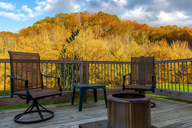 view of deck