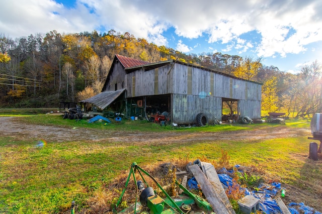 view of shed / structure