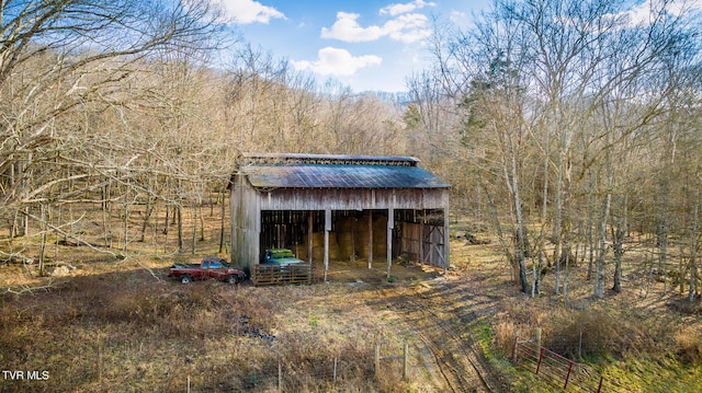 view of shed / structure