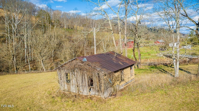 view of shed / structure