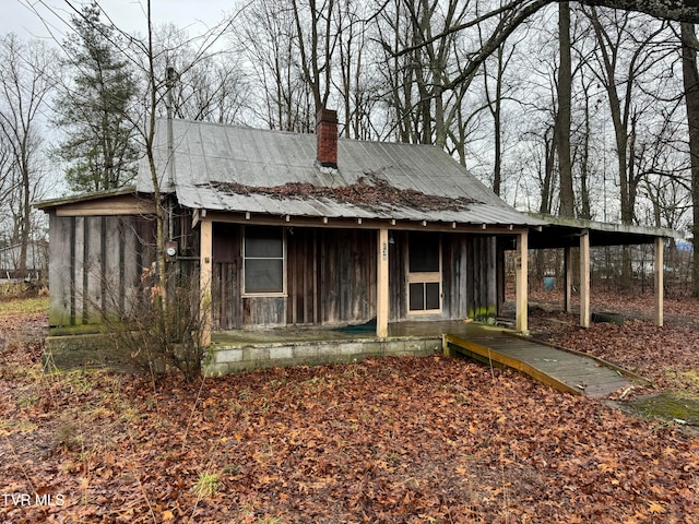 view of front of property