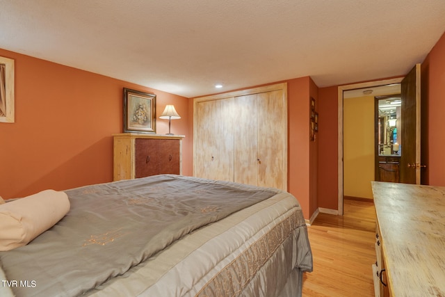 117 Lakeside Dr, Gray, TN 37615 - bedroom featuring light wood-type flooring and a closet