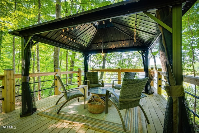 117 Lakeside Dr, Gray, TN 37615 - deck featuring a gazebo
