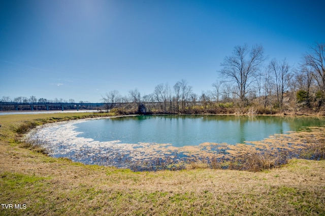 view of property view of water