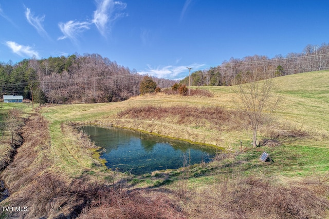 view of property view of water