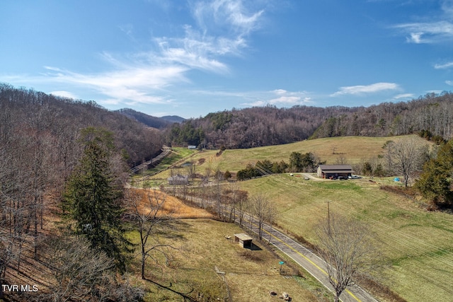 exterior space featuring a rural view