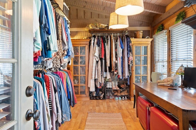 570 Stephen Brooks Rd, Greeneville, TN 37743 - walk in closet with light wood finished floors