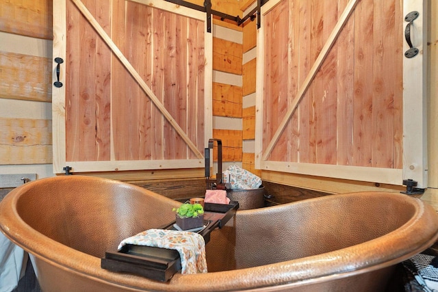 570 Stephen Brooks Rd, Greeneville, TN 37743 - detailed view of a barn door and wood walls