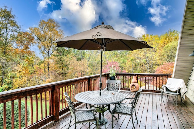 570 Stephen Brooks Rd, Greeneville, TN 37743 - deck with outdoor dining area