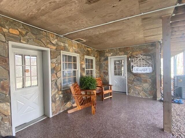 570 Stephen Brooks Rd, Greeneville, TN 37743 - doorway to property with central AC