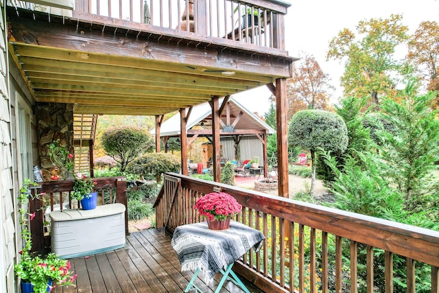 570 Stephen Brooks Rd, Greeneville, TN 37743 - view of wooden terrace