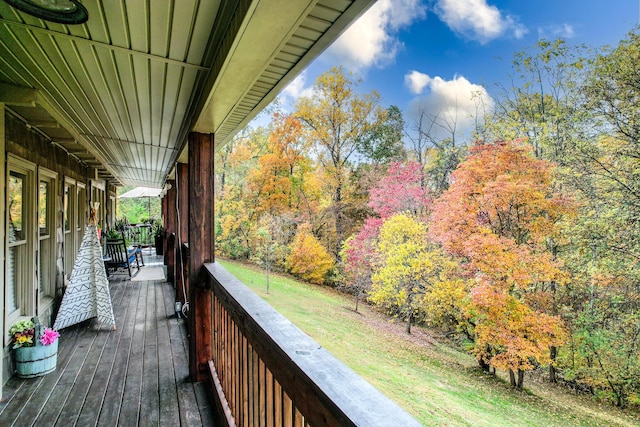 570 Stephen Brooks Rd, Greeneville, TN 37743 - view of wooden terrace