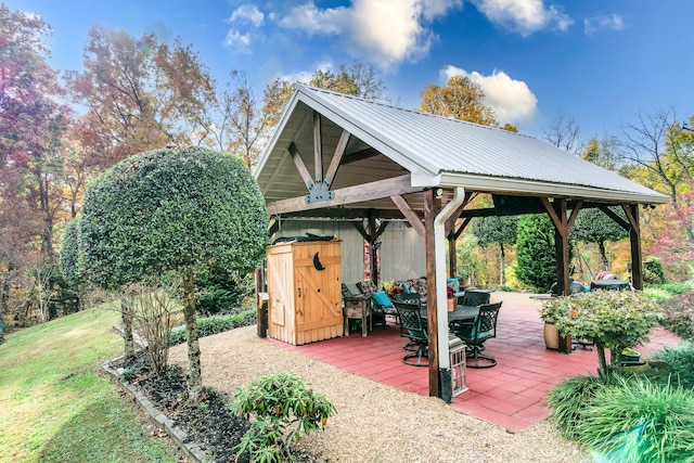570 Stephen Brooks Rd, Greeneville, TN 37743 - view of patio with a gazebo and outdoor dining space