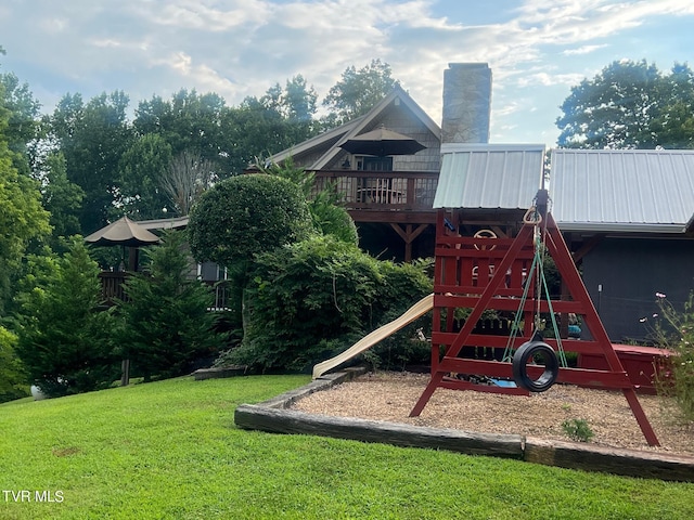 570 Stephen Brooks Rd, Greeneville, TN 37743 - view of jungle gym featuring a yard