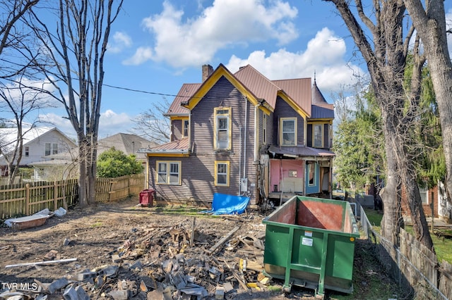 view of rear view of house