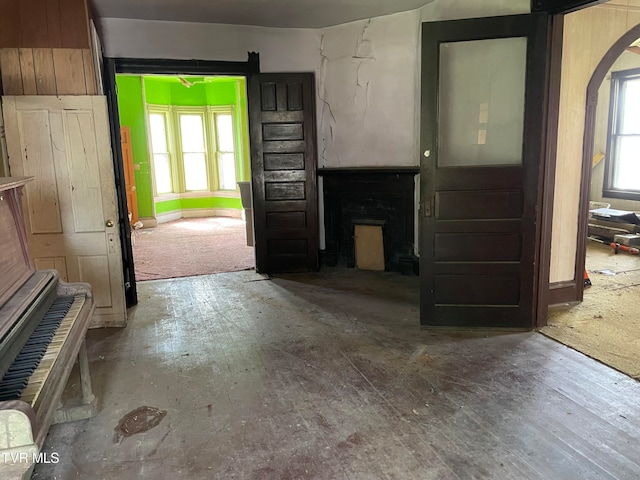 view of unfurnished living room