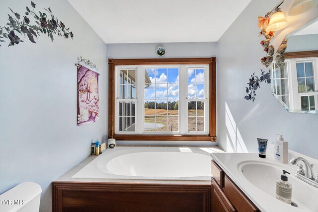 545 Mcmillian Rd, Midway, TN 37809 - bathroom with toilet and vanity