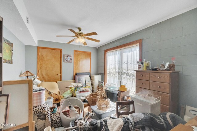 545 Mcmillian Rd, Midway, TN 37809 - bedroom featuring ceiling fan
