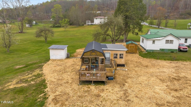 view of aerial view