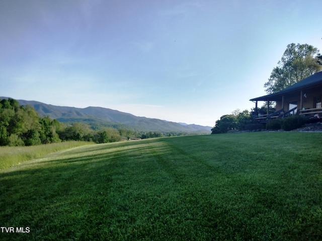 view of mountain view