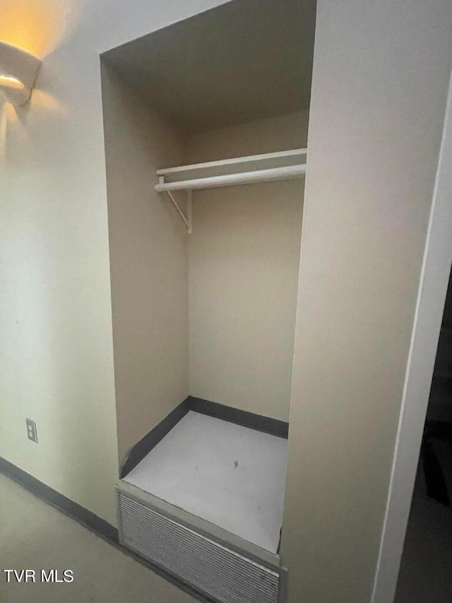 view of closet