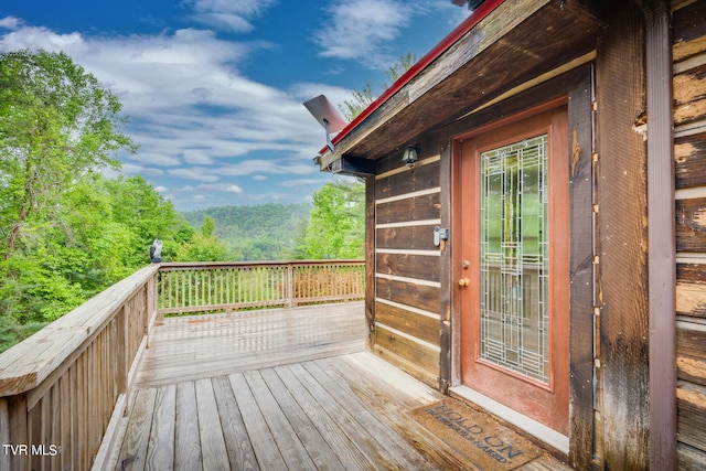 view of deck