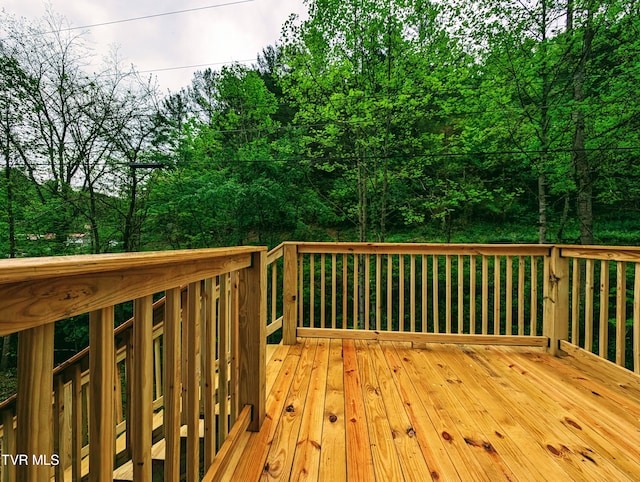 view of deck