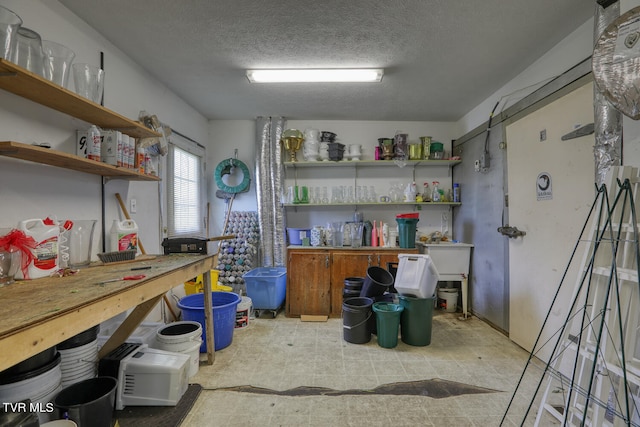 view of storage room