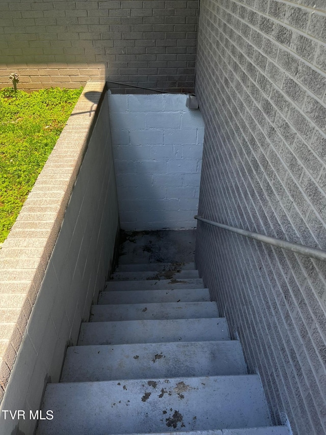 view of stairs