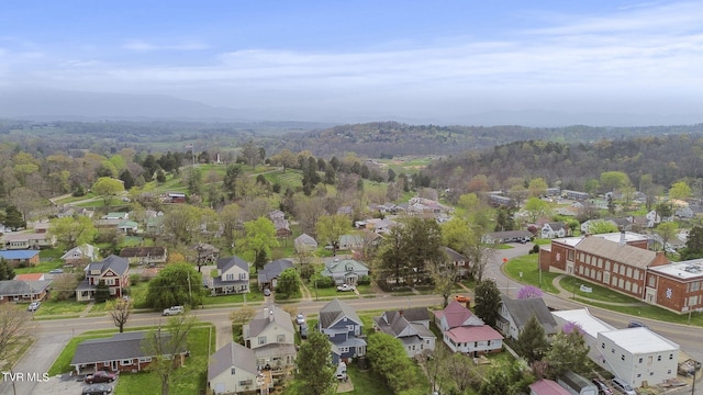 view of aerial view