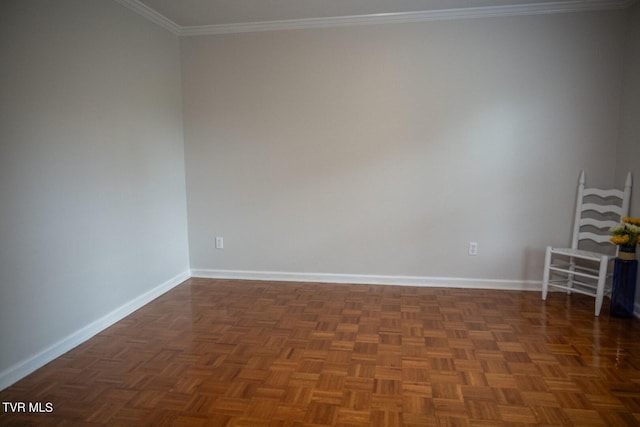 1466 Broad St, Elizabethton, TN 37643 - empty room featuring crown molding and baseboards