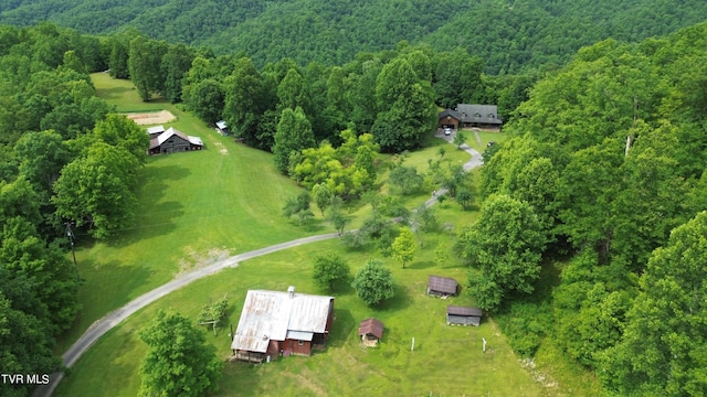 639 Dream Farm Rd, Birchleaf, VA 24220 - aerial view with a forest view