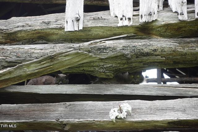 view of attic