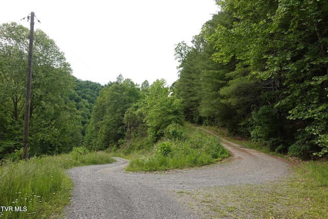 view of road