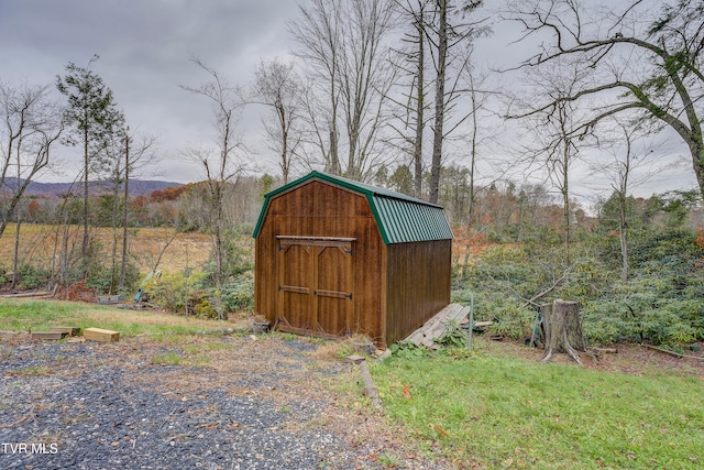 view of outdoor structure