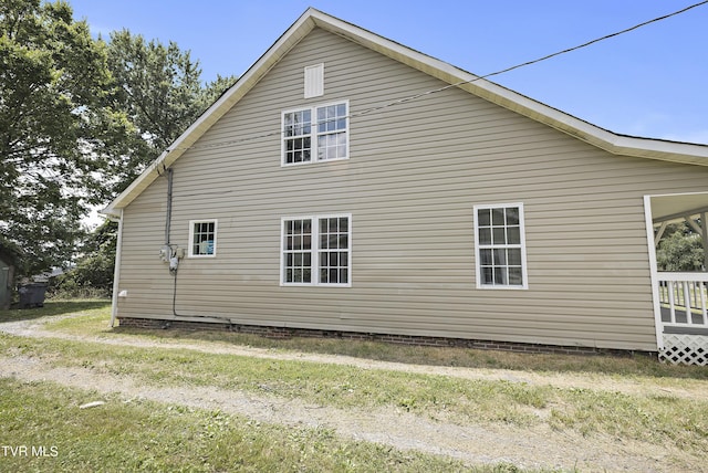 view of property exterior