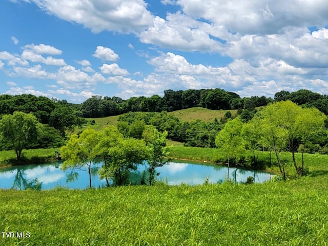 view of property view of water