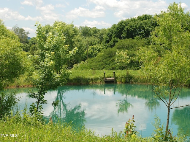 view of property view of water