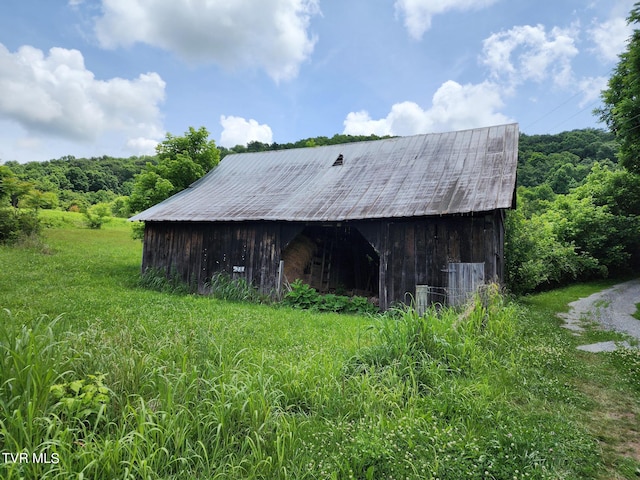 view of shed / structure