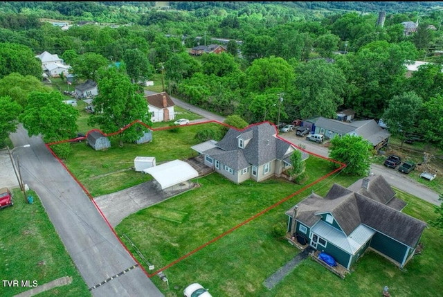 view of birds eye view of property