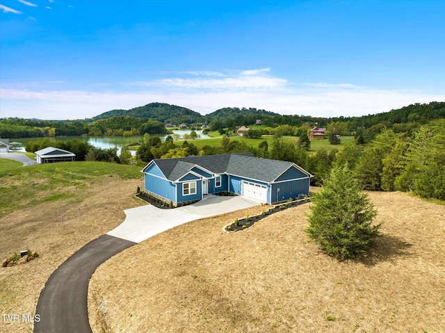 2137 Rainwater Rd, Dandridge, TN 37725 - view from above of property featuring a nearby body of water and a heavily wooded area