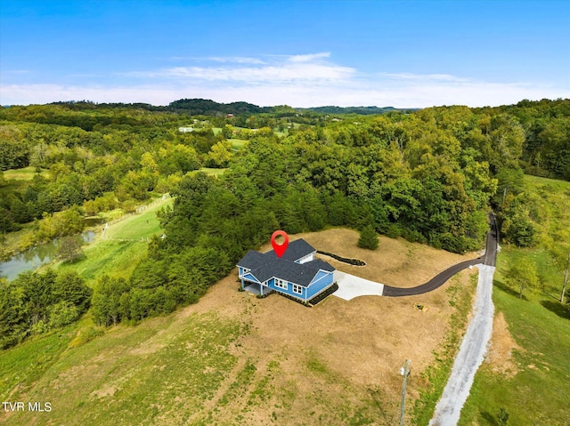 2137 Rainwater Rd, Dandridge, TN 37725 - view from above of property featuring a forest