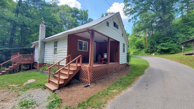 view of side of home