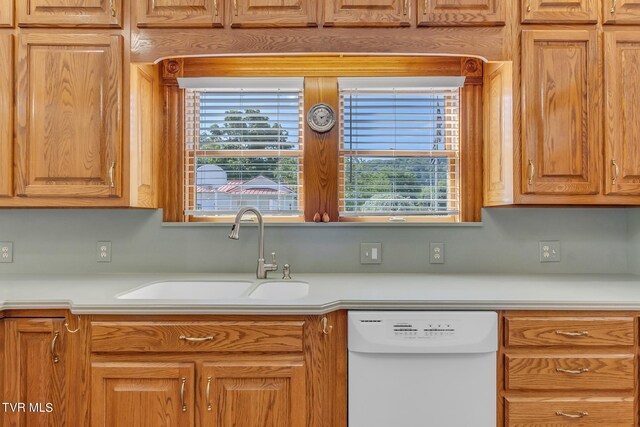 308 E Pearl Ave, Big Stone Gap, VA 24219 - kitchen with dishwasher and light countertops